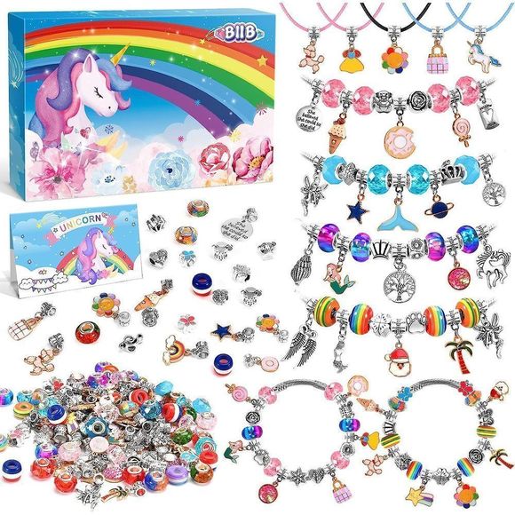 Arts and Crafts for Kids Ages 8-12, Jewelry Making Kit for Girls 8-12, Unicorns